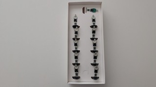 Vintage Subbuteo Celluloid Team Ref. 10 with Bases (See Description)