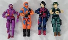 X-480 VINTAGE 1980/90'S HASBRO GI JOE ACTION FIGURES ALLEY VIPER MUSKRAT ETC