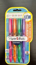 Paper Mate Clearpoint Color Lead Mechanical Pencils 0.7mm Assorted Barrel 4 Pack