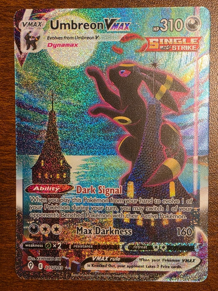 Umbreon VMAX 215/203 SWSH07: Evolving Skies for sale | eBay