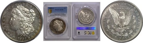 1883-S Morgan Dollar   PCGS AU-55