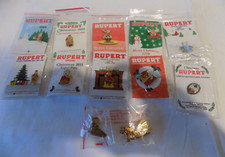 RUPERT BEAR  Pin  Badge  CHRISTMAS  pick as many as you want 1 postage price !