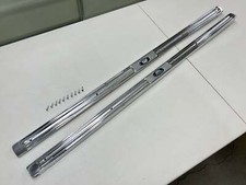 1959-1960 Chevy Impala Bel Air Biscayne 2door Door Sill Plates Triple Chrome New