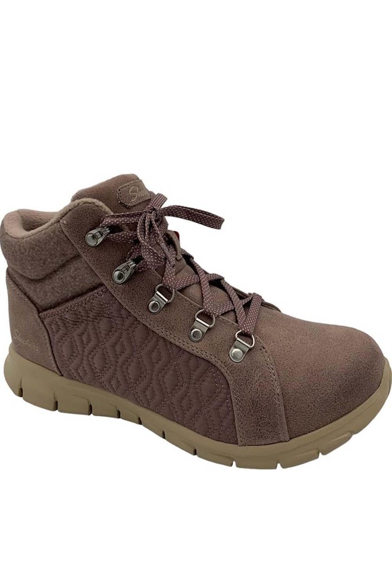 Skechers Synergy Water Repellent Quilt Hiker Boots Modern Femme