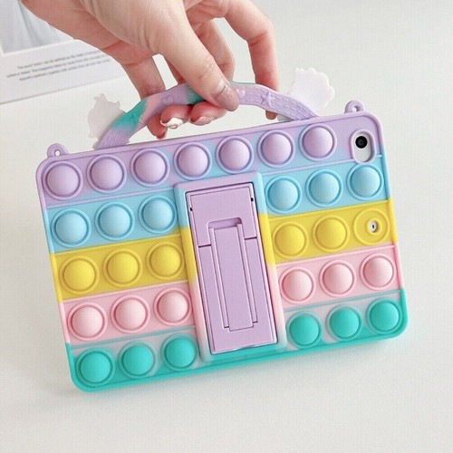 Kid Friendly Shockproof Stand Case Cover For iPad 5th 6th 7th 8th 9th Generation - Picture 3 of 28