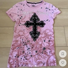 Pink Grunge Graphic Tee