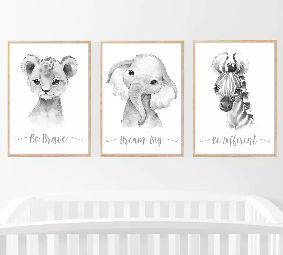 Black and hotsell white nursery prints
