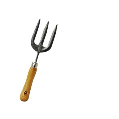 Kingfisher Garten-Handgabel aus massivem Kohlenstoffstahl