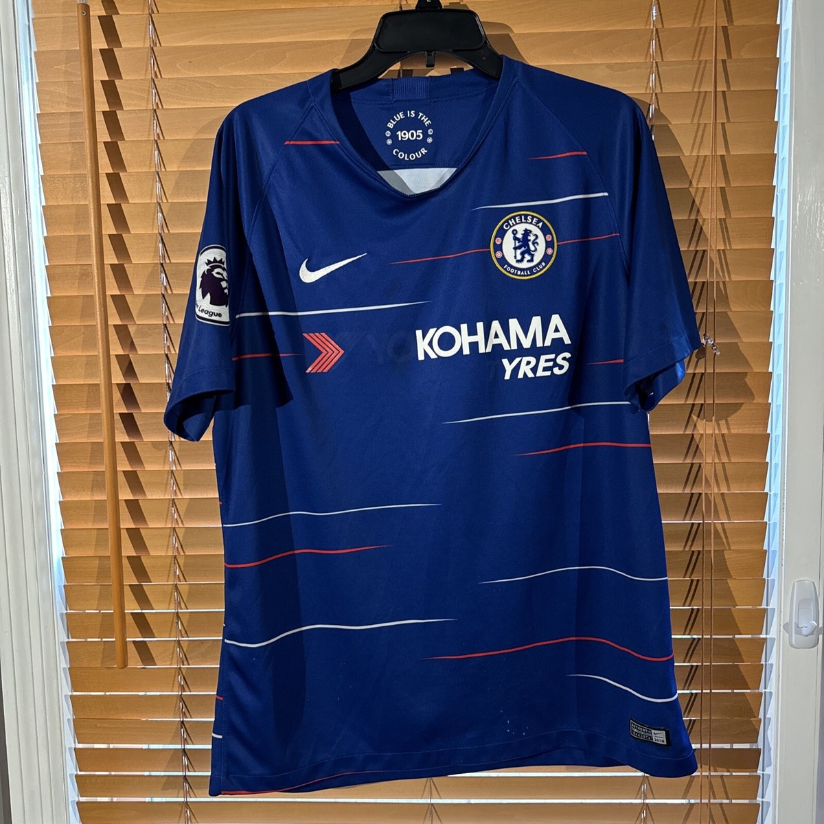 Nike Chelsea 2018/19 Home Football Soccer Jersey Shirt Large