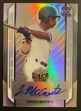 2021 Leaf Metal Draft Baseball Jordan McCants #BA-JM2 Silver  Auto - Marlins 