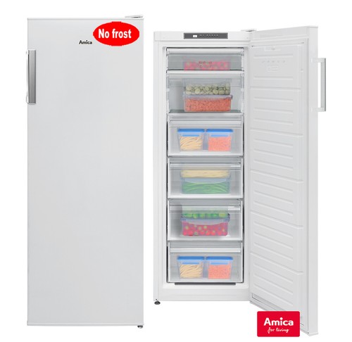 Amica Gefrierschrank NoFrost 174L Weiß Inverter Motor 4 Schubladen Eisschrank - Bild 1 von 6