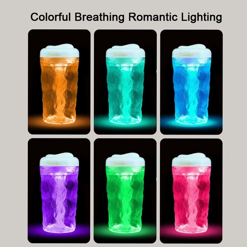 Colorful Iceberg Humidifier Silent Aromatherapy Companion - Image 4 of 4