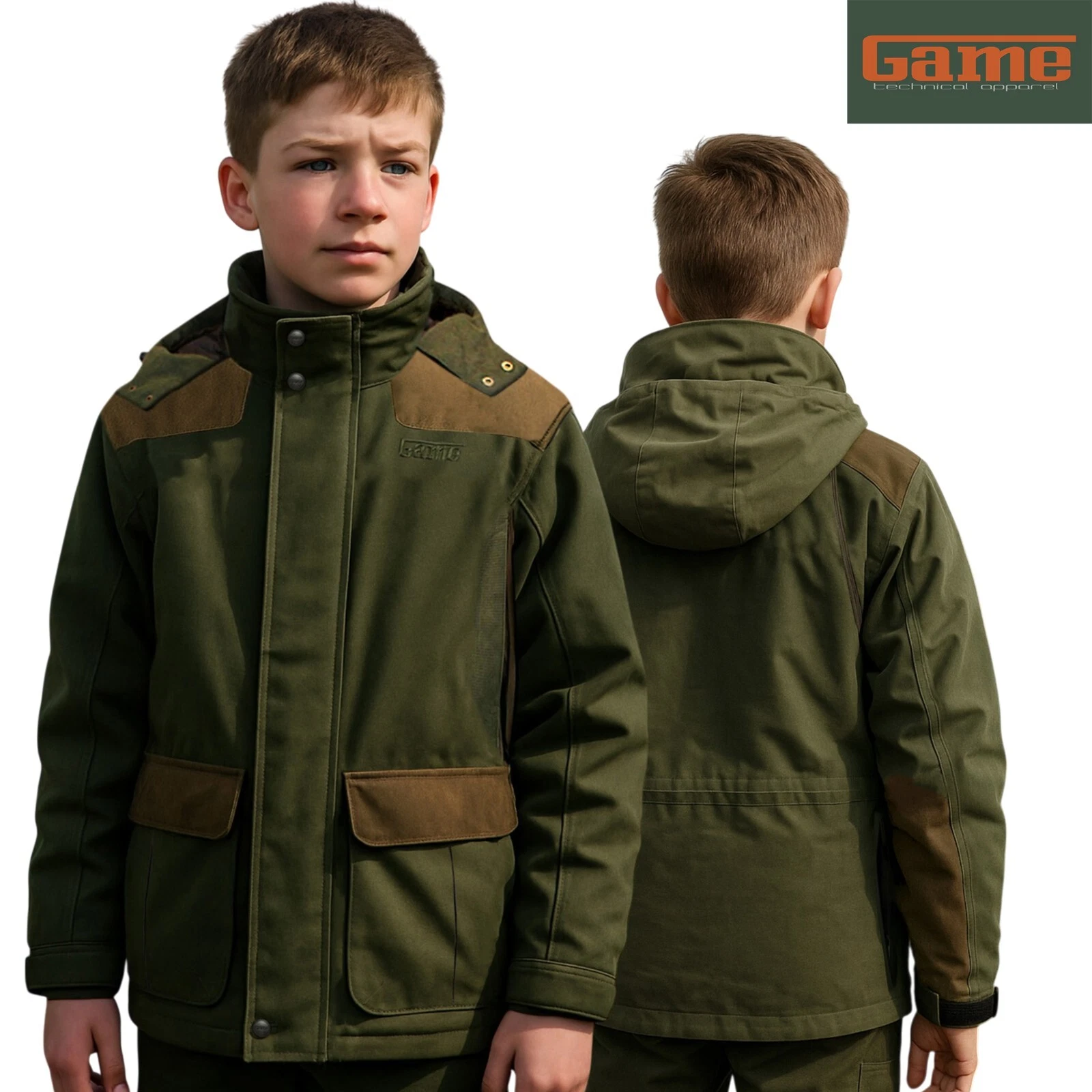 Kids Boys Game Aston Pro Waterproof Jacket | Camping | Fishing | Outdoor
Opens in a new window or ta