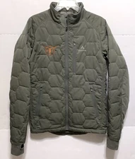 Pnuma Insulator Full Zip Jacket Men's S Olive Green Gorpcore Puffer Thinsulate