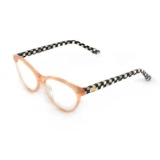 Brand New Mackenzie Childs Rose Gold Leno Readers – x1.5