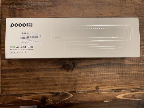 Poooli A4 Paper Printer Direct Thermal
