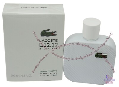 Lacoste Eau De Lacoste Blanc by Lacoste EDT Spray 3.4oz For Men New In Box