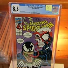 Amazing Spider-Man #347 CGC 8.5 VF+ White Pages Venom Killed Spider-Man MARVEL
