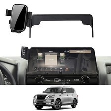 for Nissan Patrol 2023 2024 Car Phone Holder Accessories GPS Gravity Bracket