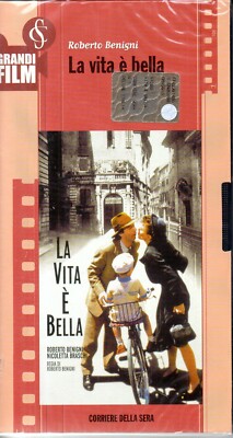 VHS - LA VITA E' BELLA - ROBERTO BENIGNI - 2002 COURIERE DELLA SERA - VERSIEGELT!