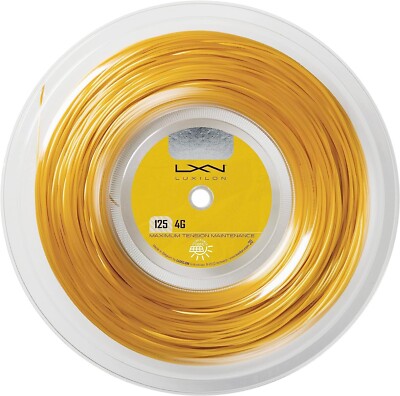 Luxilon 4G Gold 125 Tennisschläger Saite - 17 1,25 mm - 200 m Rolle