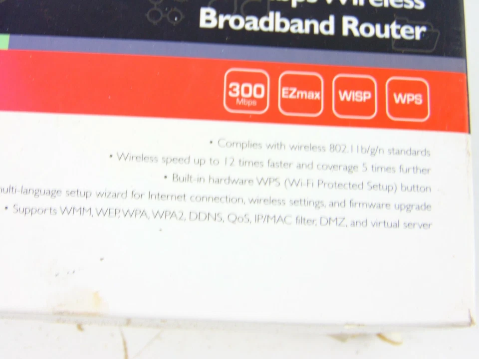 Router de banda ancha inalámbrico Edimax BR-6428NS 300 Mbps Foto 4 de 4