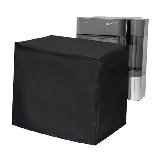 Nugget Ice Maker Dustproof Cover, Black 14''Wx18''Dx17''H