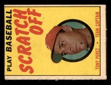 1970 Topps Scratch-Offs Baseball #16 Tony Perez PR *d2