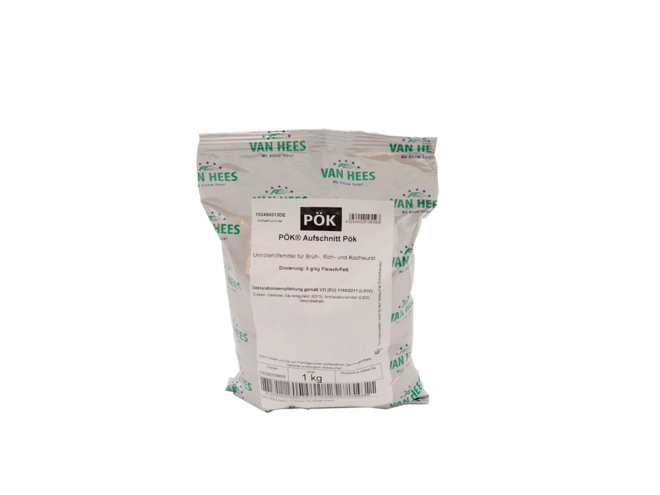 1 kg Van Hees Aufschnitt Pök, Umrötehilfsmittel für Brüh-, Roh- und Kochwurst