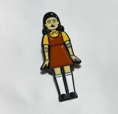 New! Squid Games Girl - Hat PIN - FAST SHIPPING!! (Red Light, Green Light Game)