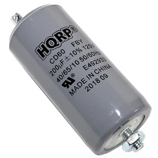 200uF 125V Capacitor AC Electric Motor Start HVAC Blower Compressor Pump CD60