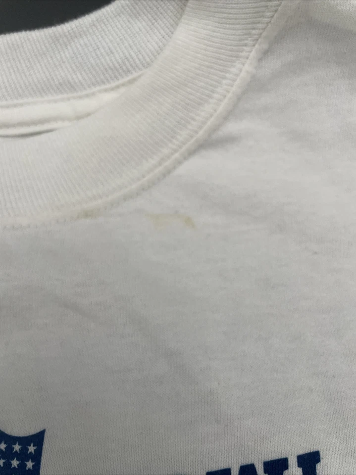 New York Giants Super Bowl XLII Reebok Hombres XL Camiseta Firmada Justin Tuck Foto 4 de 4