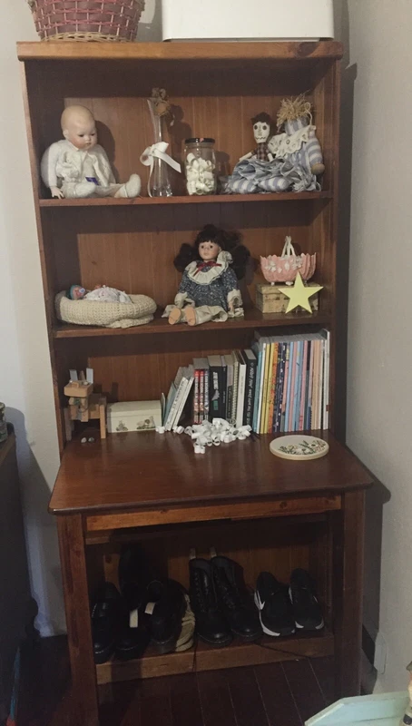 Book Case With Fold Down Desk Bookcases Shelves