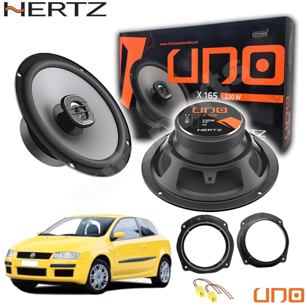 Hertz X165 Kit Casse Anteriori Fiat Stilo | Montaggio Facile 220W