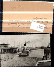 284152,Schiff Binnenschiff Schleppdampfer Nestar Schlepper Ijmuiden Grote Sluis 