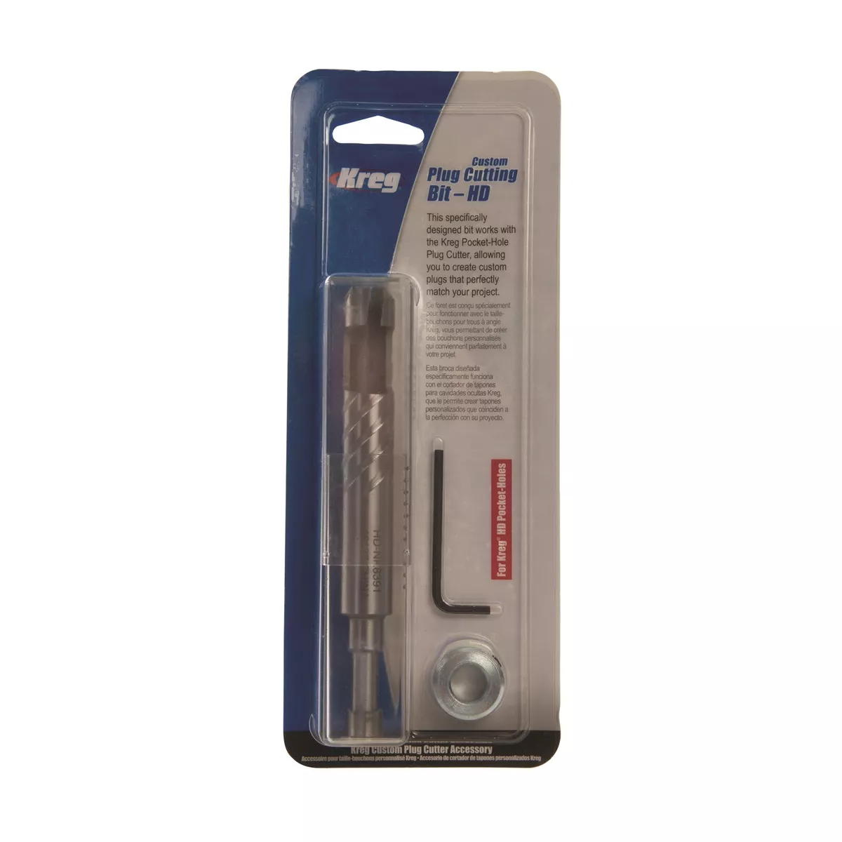 CUSTOM PLUG CUTTING 12MM BIT HD POCKET HOLE JIG KREG KPC1060