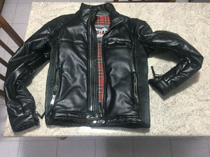 giacca pelle dsquared