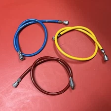 36" id HVAC Air Conditioning Refrigeration Manifold Charging Hoses VTG