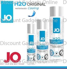 System JO H2O Cool Sex Lube Water Based Lubricant Cooling Tingle - CHOOSE SIZE