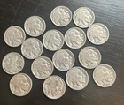 Lot Of 16 Buffalo Nickels All Full Dates 1935 And 1936 Only