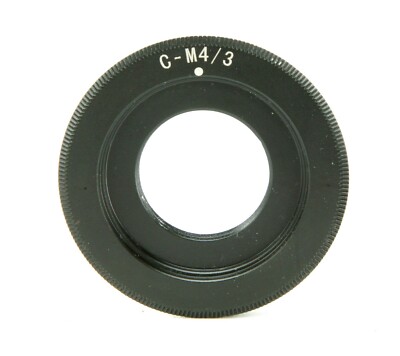 Adapter From C-Mount Lens To M4/3 Micro 4/3 Cameras. Clean. Tested.