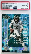 2020 Panini Honors Jalen Hurts RC Prizm Blue SP #/15 Rookie PSA 10 💎 Low Pop