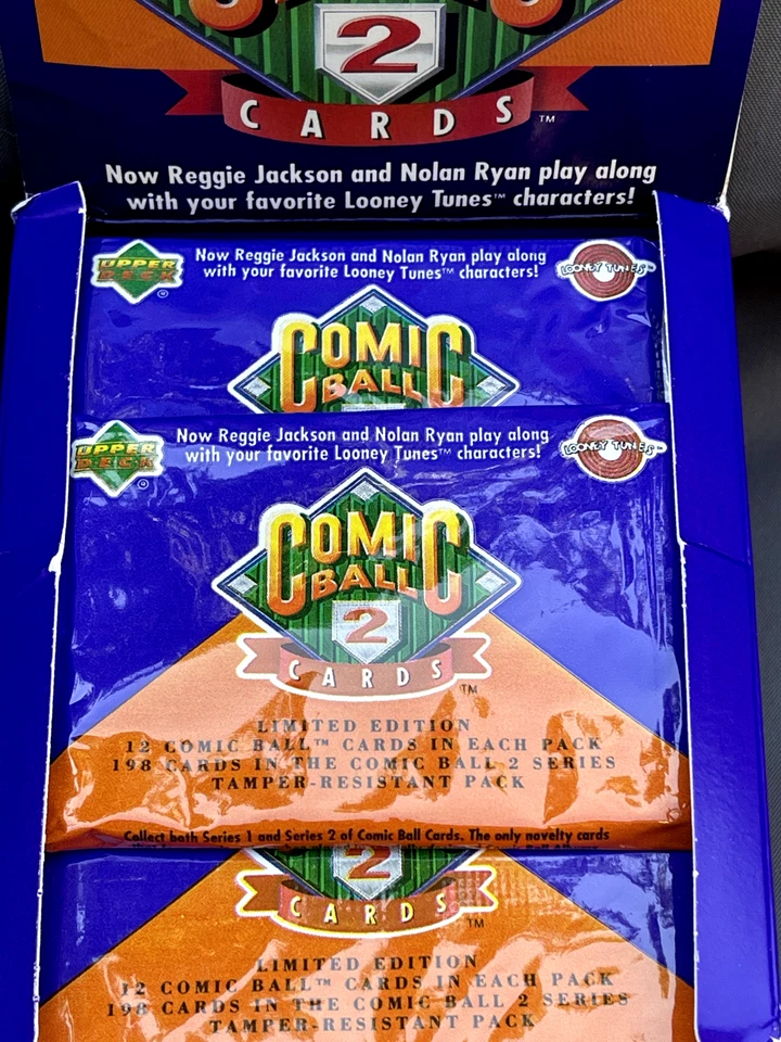 1991 UPPER DECK LOONEY TUNES ALL STARS (COMIC BALL 2) ⚾️ PACK 12 Cards MLB OVP‼️ - Bild 4 von 4