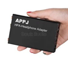 Mini Headphone Impedance Adapter for HiFi Tube Amplifier Headset Matching Box