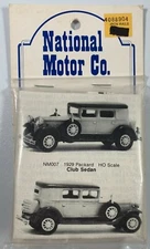 HO Scale National Motor Co. 1929 Packard Club Sedan NM007 New