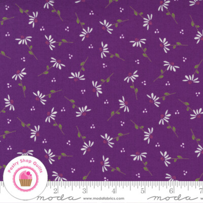Moda SINCERELY YOURS 37612 17 Purple Daisy Floral SHERRI & CHELSI Quilt Fabric