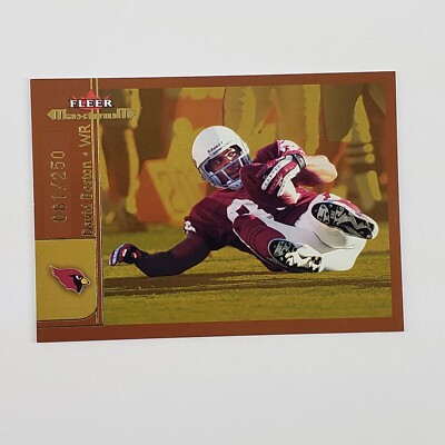 2002 Fleer Maximum To The Max #153 David Boston Serial Numbered /250 Cardinals