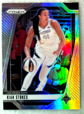 Kiah Stokes 2024 Panini Prizm WNBA SIlver Prizm Card-#122 Las Vegas Aces Vibrant
