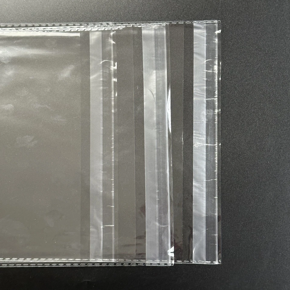 Clear Resealable Recloseable Self Seal Adhesive Cello Lip Tape Poly Plastic bags - Image 4 of 4