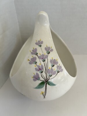 Eva Zeisel Hall craft Bouquet Gravy Boat Basket Hall China MCM 